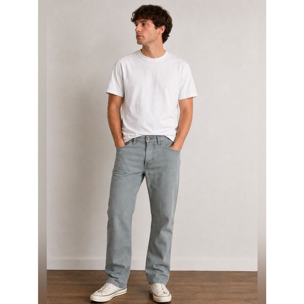 Old Navy Men's Slate Gray Straight Jeans